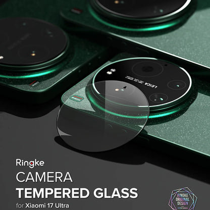 Protector de pantalla para cámara trasera Ringke para Xiaomi 17 Ultra, vidrio templado, juego de 2 piezas, transparente