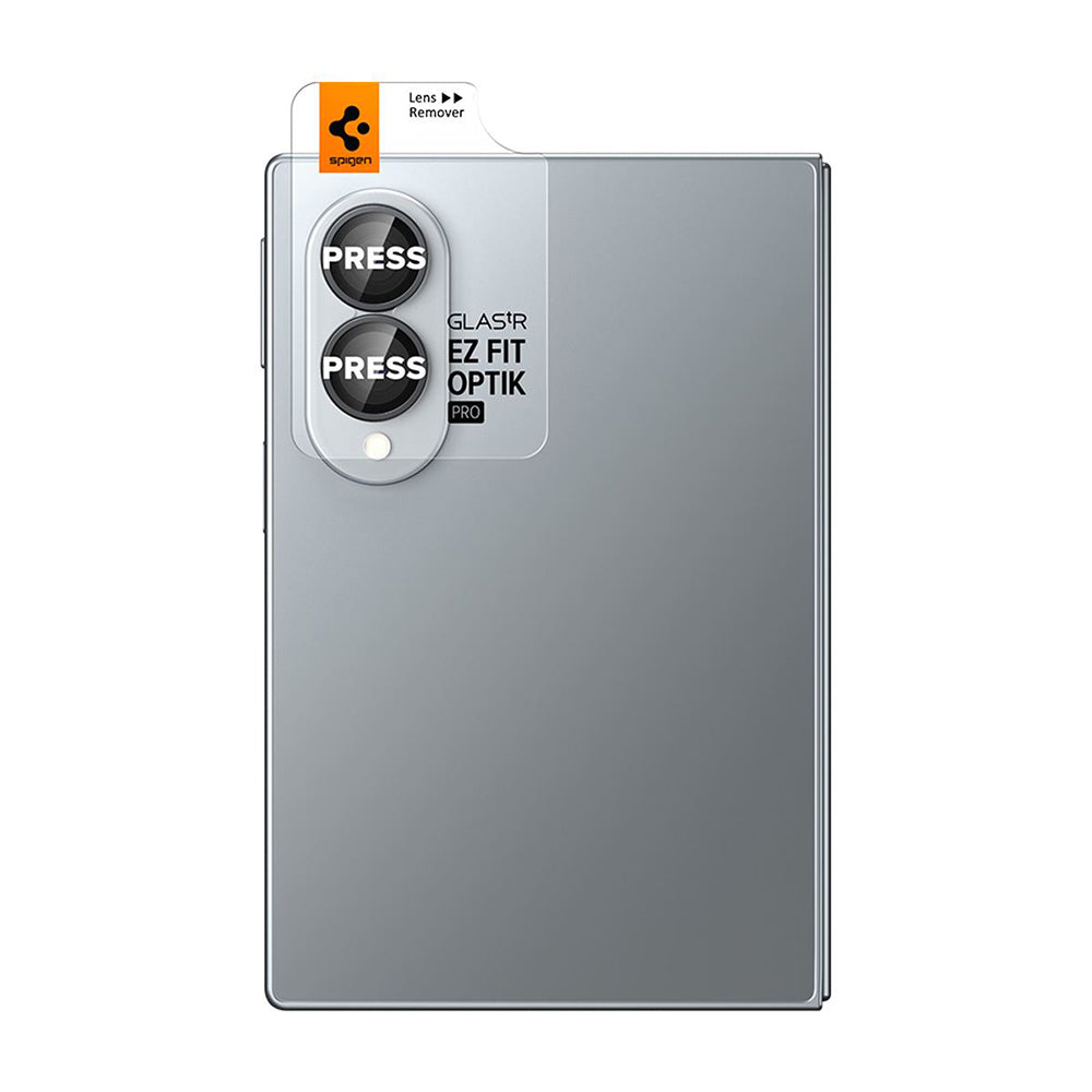 Protector de pantalla para cámara trasera Spigen GlastR EZ FIT Optik Pro HD para Samsung Galaxy Z Fold8 F971, vidrio templado, juego de 2 piezas, negro AGL11944