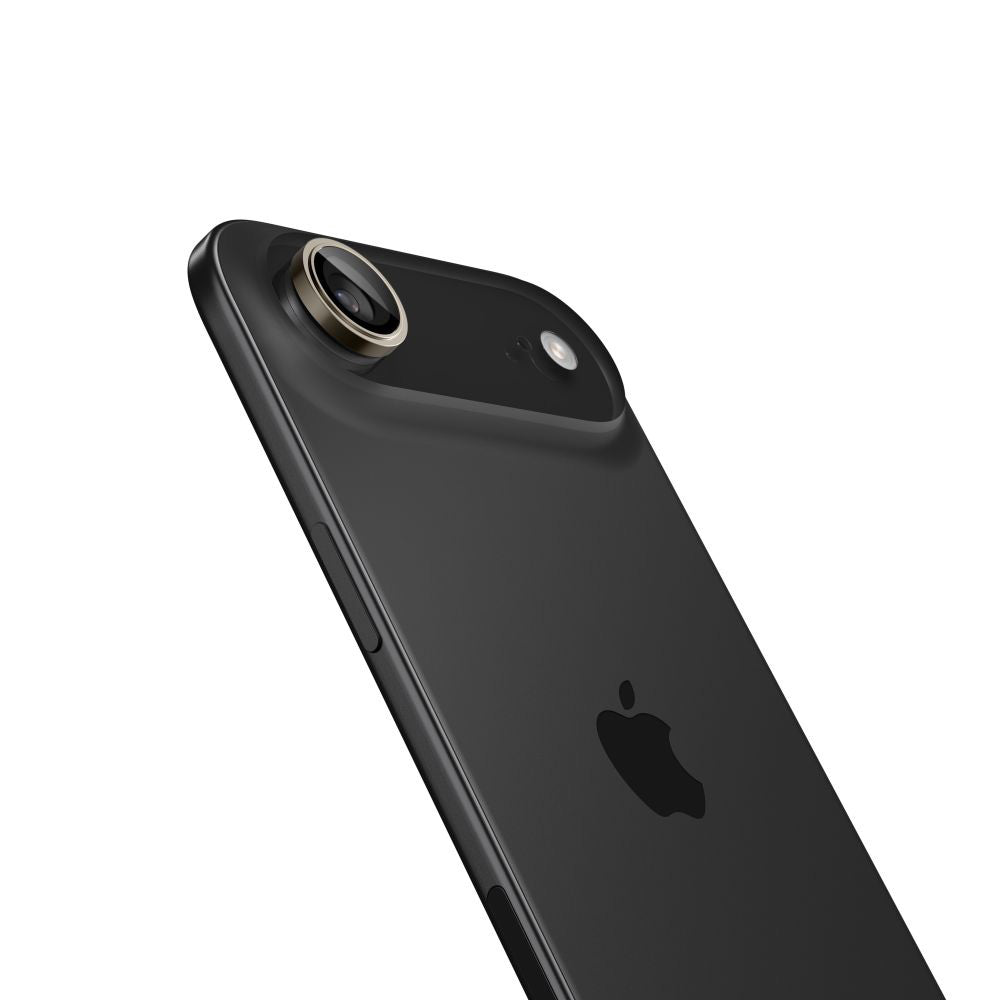 Protector de cámara trasera Spigen GlastR EZ FIT Optik Pro para Apple iPhone 17 Air, Cristal Templado, Set de 2 piezas, Dorado AGL10131