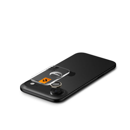 Protector de cámara trasera Spigen GlastR EZ FIT Optik Pro para Apple iPhone 17 Air, Cristal Templado, Set de 2 piezas, Dorado AGL10131
