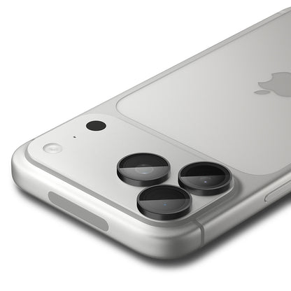 Protector de cámara trasera Spigen GlastR EZ FIT Optik Pro para Apple iPhone 18 Pro / 18 Pro Max, vidrio templado, juego de 2 piezas, gris oscuro AGL12043