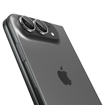 Protector de cámara trasera Spigen GlastR EZ FIT Optik Pro para Apple iPhone Duo, vidrio templado, juego de 2 piezas, gris AGL12012