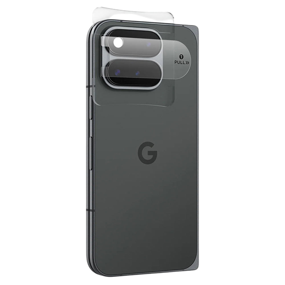 Protector de cámara trasera Spigen GlastR EZ FIT Optik Pro para Google Pixel 11 Pro Fold, vidrio templado, juego de 2 piezas, transparente AGL11491