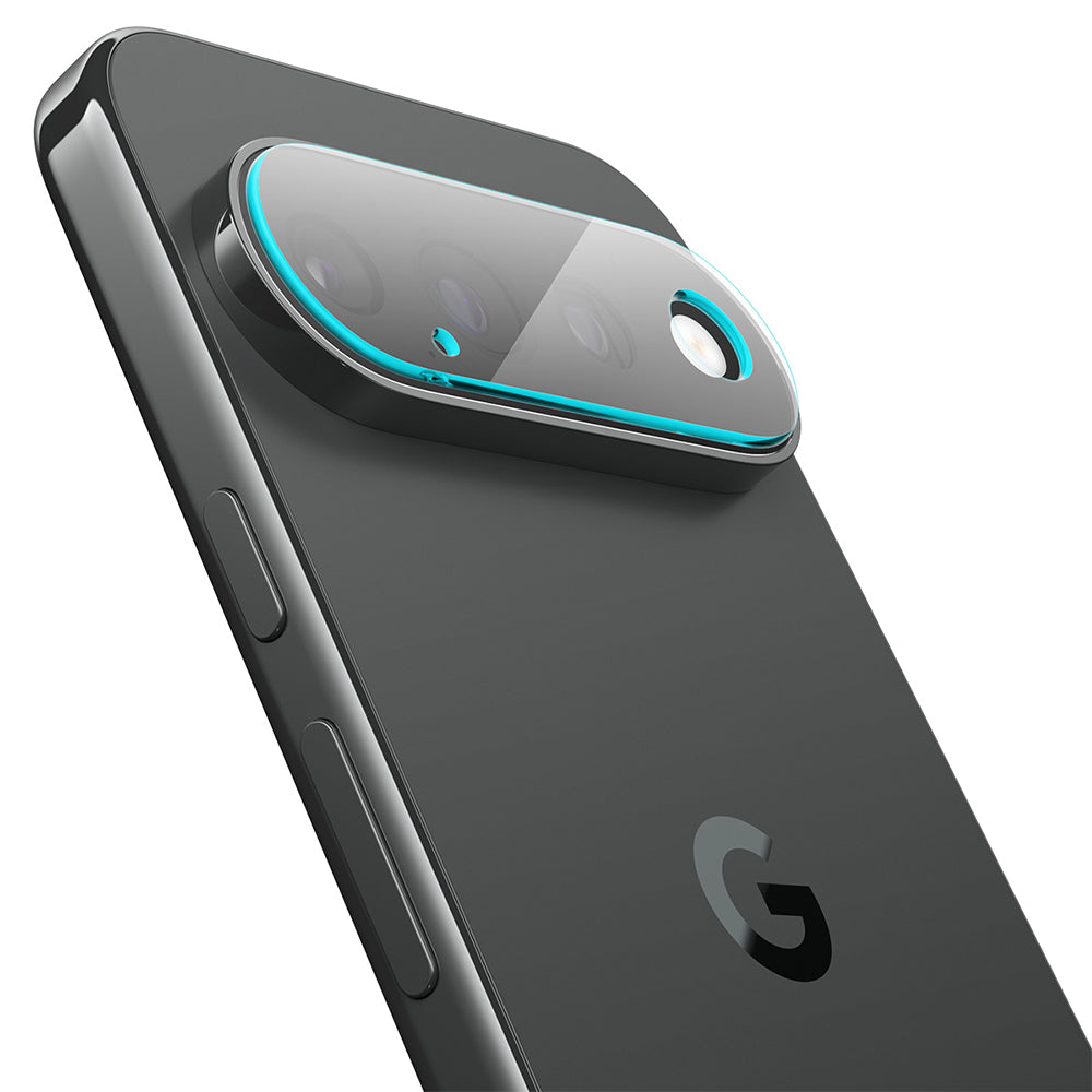 Protector de cámara trasera Spigen GlastR EZ FIT Optik Pro para Google Pixel 11, vidrio templado, juego de 2 piezas, negro AGL11479