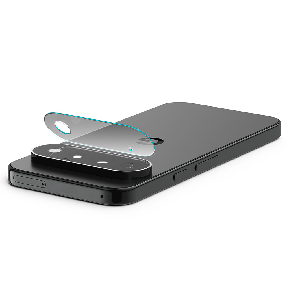 Protector de cámara trasera Spigen GlastR EZ FIT Optik Pro para Google Pixel 11, vidrio templado, juego de 2 piezas, negro AGL11479