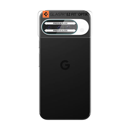 Protector de pantalla para cámara trasera Spigen GlastR Optik para Google Pixel 10 Pro, vidrio templado, juego de 2 piezas, transparente AGL09662