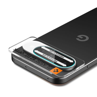 Protector de pantalla para cámara trasera Spigen GlastR Optik para Google Pixel 10, vidrio templado, juego de 2 piezas, transparente AGL09661