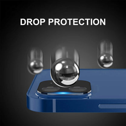 Protector de cámara trasera Techsuit para Apple iPhone 11 Pro / 11 Pro Max, vidrio templado, negro