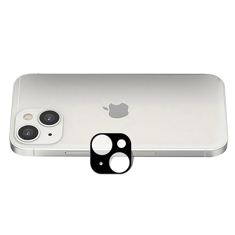 Protector de cámara trasera Techsuit para Apple iPhone 13 mini / 13, vidrio templado, negro