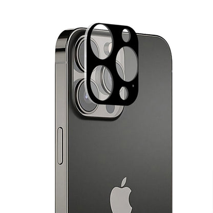 Protector de cámara trasera Techsuit para Apple iPhone 13 Pro Max / 13 Pro, vidrio templado, negro
