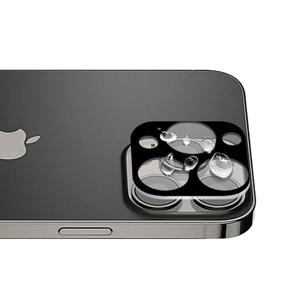 Protector de cámara trasera Techsuit para Apple iPhone 13 Pro Max / 13 Pro, vidrio templado, negro