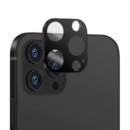 Protector de cámara trasera Techsuit para Apple iPhone 14 Pro Max / 14 Pro, vidrio templado, negro