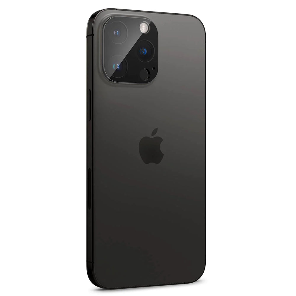 Protector de cámara trasera Techsuit para Apple iPhone 14 Pro Max / 14 Pro, vidrio templado, negro