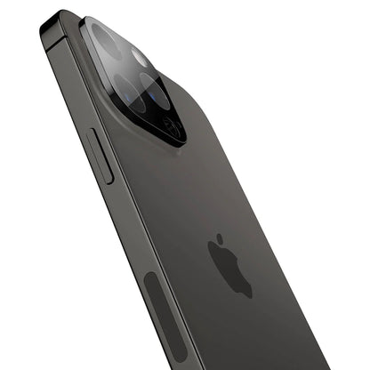Protector de cámara trasera Techsuit para Apple iPhone 14 Pro Max / 14 Pro, vidrio templado, negro