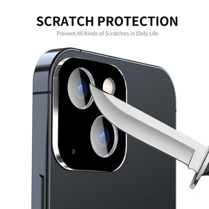 Protector de pantalla para cámara trasera Techsuit para Apple iPhone 15 Plus / 15, vidrio templado, negro