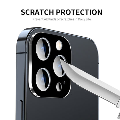 Protector de pantalla para cámara trasera Techsuit para Apple iPhone 15 Pro Max / 15 Pro, vidrio templado, negro