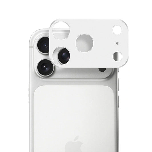 Protector de pantalla para cámara trasera Techsuit para Apple iPhone 17 Pro Max, vidrio templado, plateado