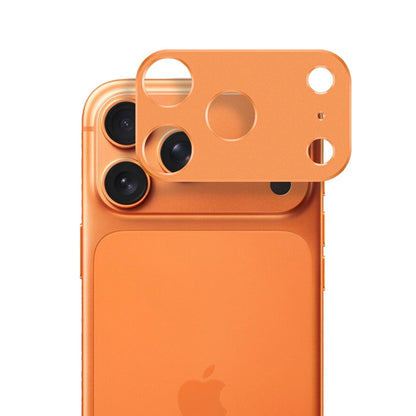 Protector de cámara trasera Techsuit para Apple iPhone 17 Pro Max, vidrio templado, naranja