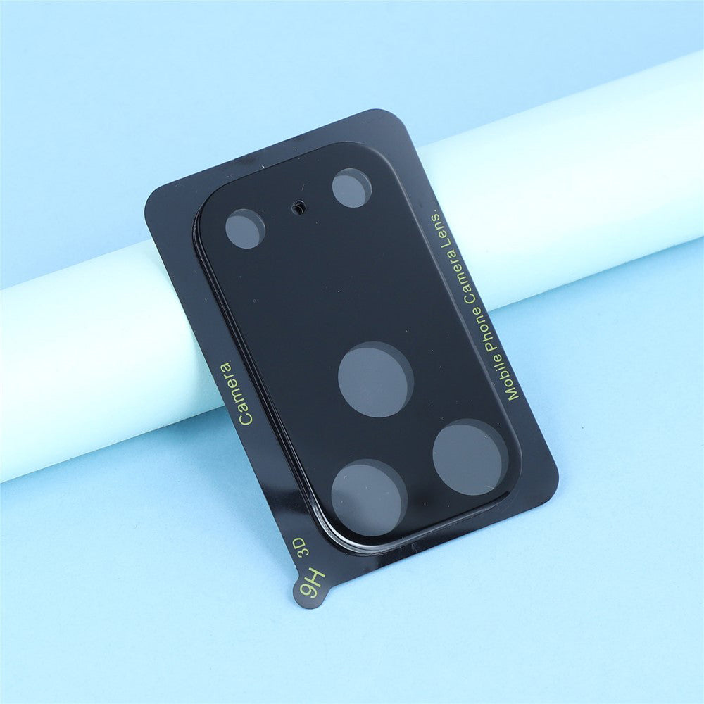 Protector de cámara trasera Techsuit para Apple iPhone 18 Pro Max, vidrio templado, negro