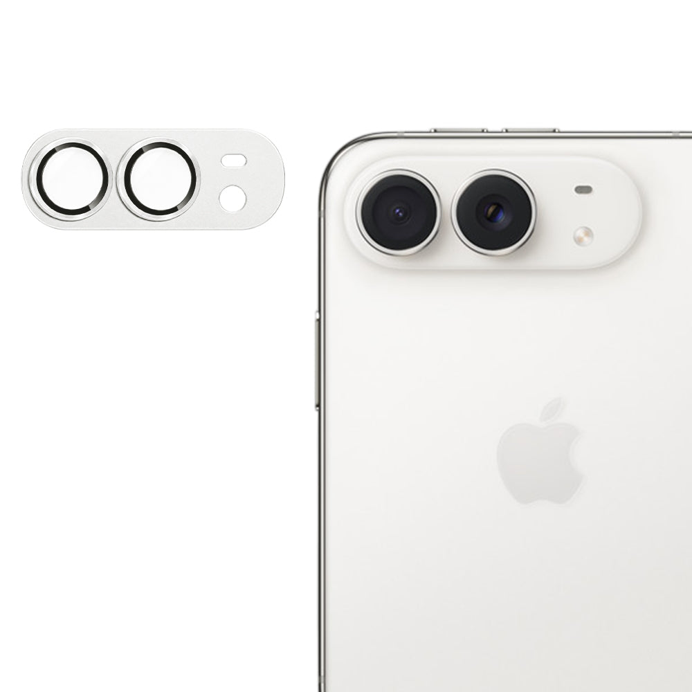 Protector de cámara trasera Techsuit para Apple iPhone Duo, vidrio templado, gris