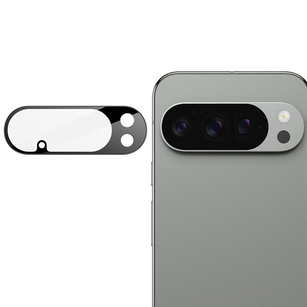 Protector de pantalla para cámara trasera Techsuit para Google Pixel 10 Pro XL, vidrio templado, negro