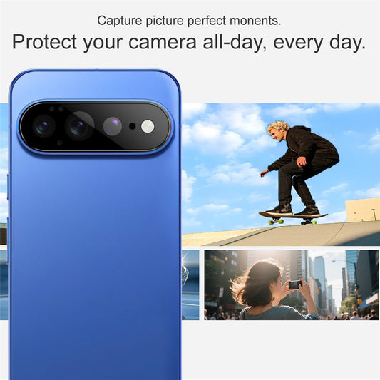 Protector de pantalla para cámara trasera Techsuit para Google Pixel 11 Pro XL, vidrio templado, negro