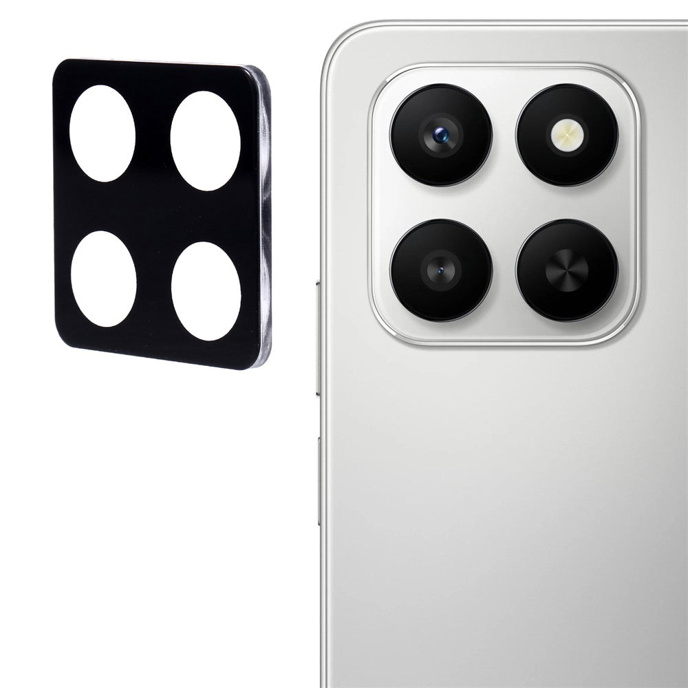 Techsuit Rear Camera Protection Film for Honor 400 Smart 4G / X7d 4G / 400 Smart 5G, Tempered Glass, Black