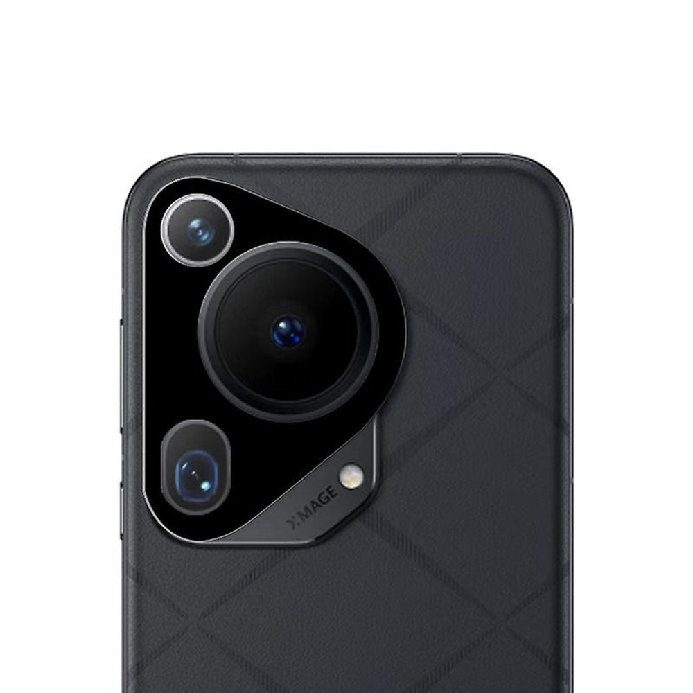 Protector de cámara trasera Techsuit para Huawei Pura 70 Ultra, Cristal Templado, Negro