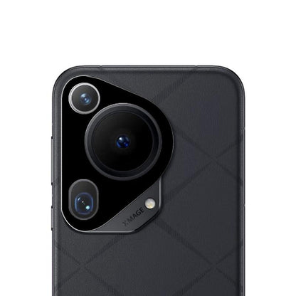 Protector de cámara trasera Techsuit para Huawei Pura 70 Ultra, Cristal Templado, Negro