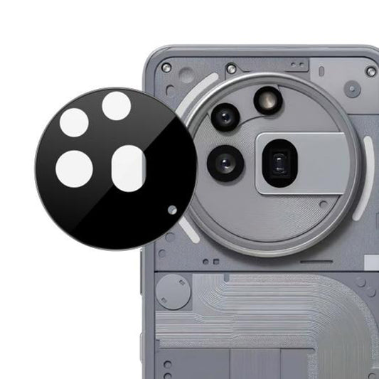 Protector de cámara trasera Techsuit para Nothing Phone (3a) Pro, vidrio templado, negro