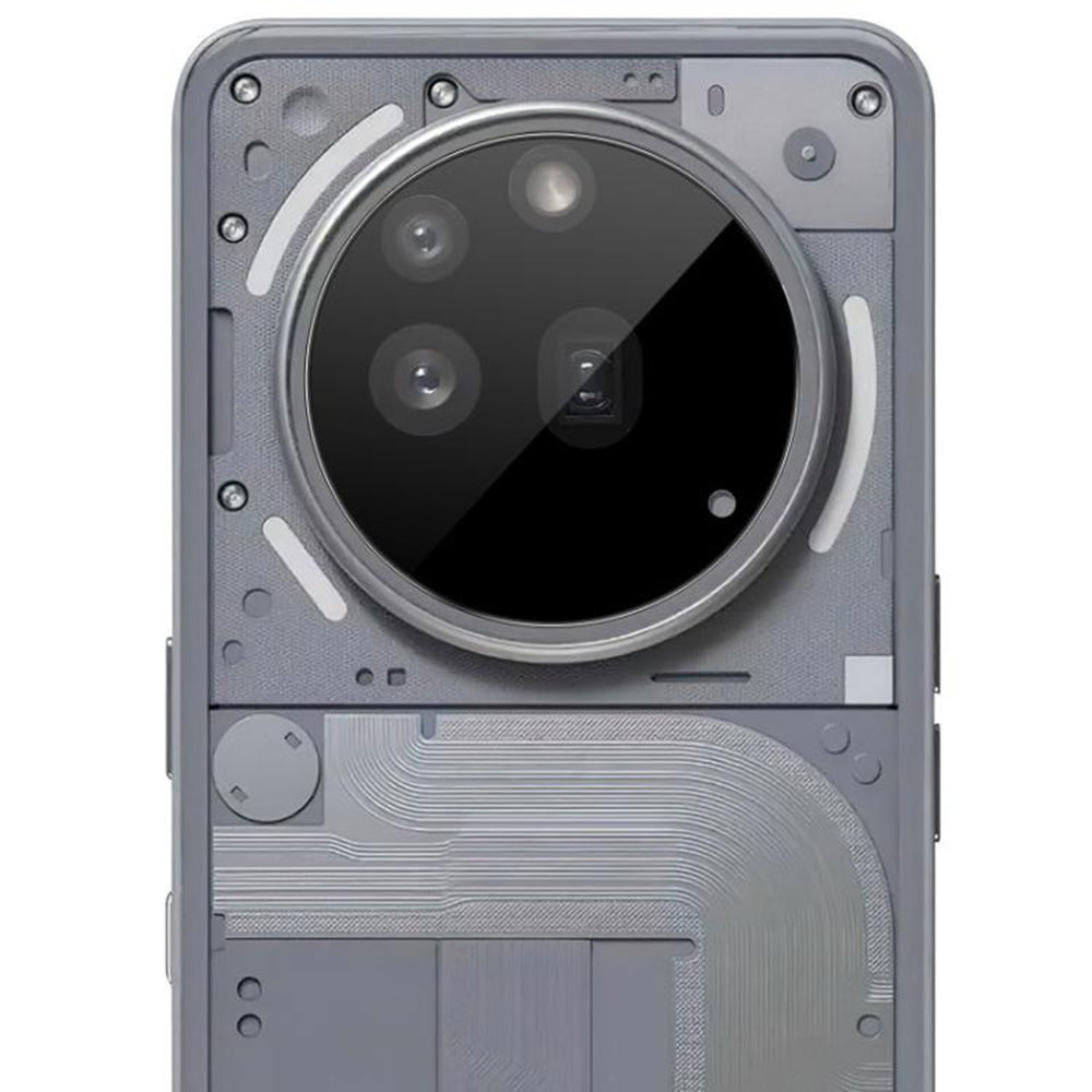 Protector de cámara trasera Techsuit para Nothing Phone (3a) Pro, vidrio templado, negro