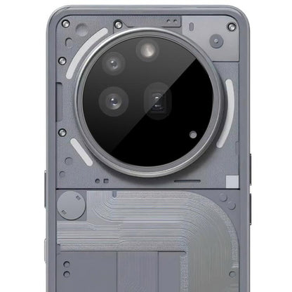 Protector de cámara trasera Techsuit para Nothing Phone (3a) Pro, vidrio templado, negro