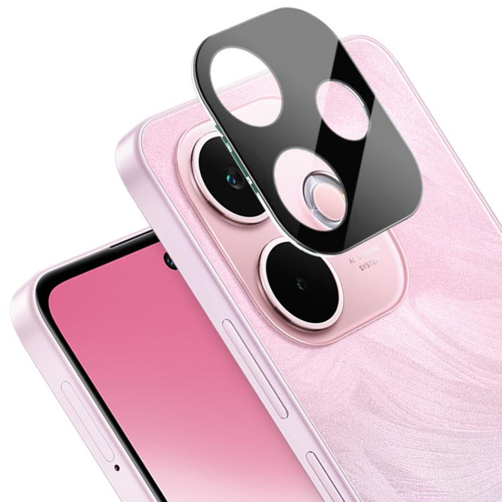 Protector de pantalla para cámara trasera Techsuit para Oppo A5 Pro 4G / A5 Pro, vidrio templado, negro
