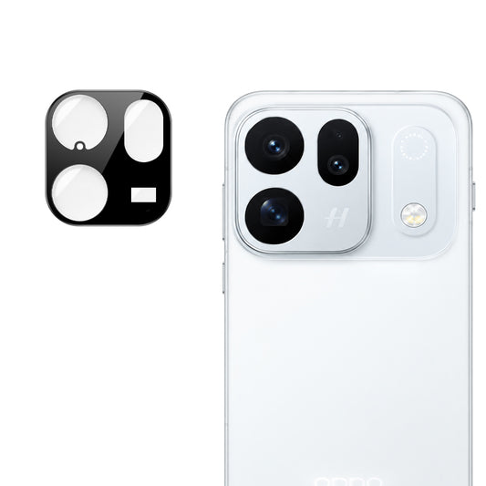 Protector de cámara trasera Techsuit para Oppo Find X10, cristal templado, negro