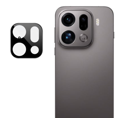 Protector de cámara trasera Techsuit para Oppo Find X9 Pro, Cristal Templado, Negro