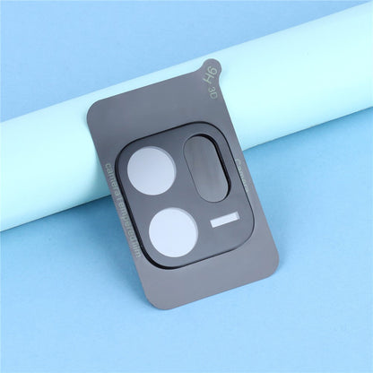 Protector de pantalla para cámara trasera Techsuit para Oppo Reno14 FS 5G / Reno14 F, vidrio templado, negro