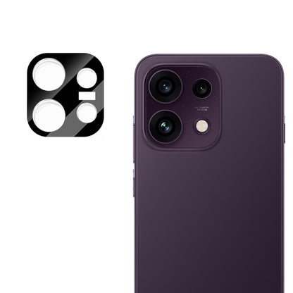 Protector de cámara trasera Techsuit para Oppo Reno16 F / Reno16 FS, vidrio templado, negro