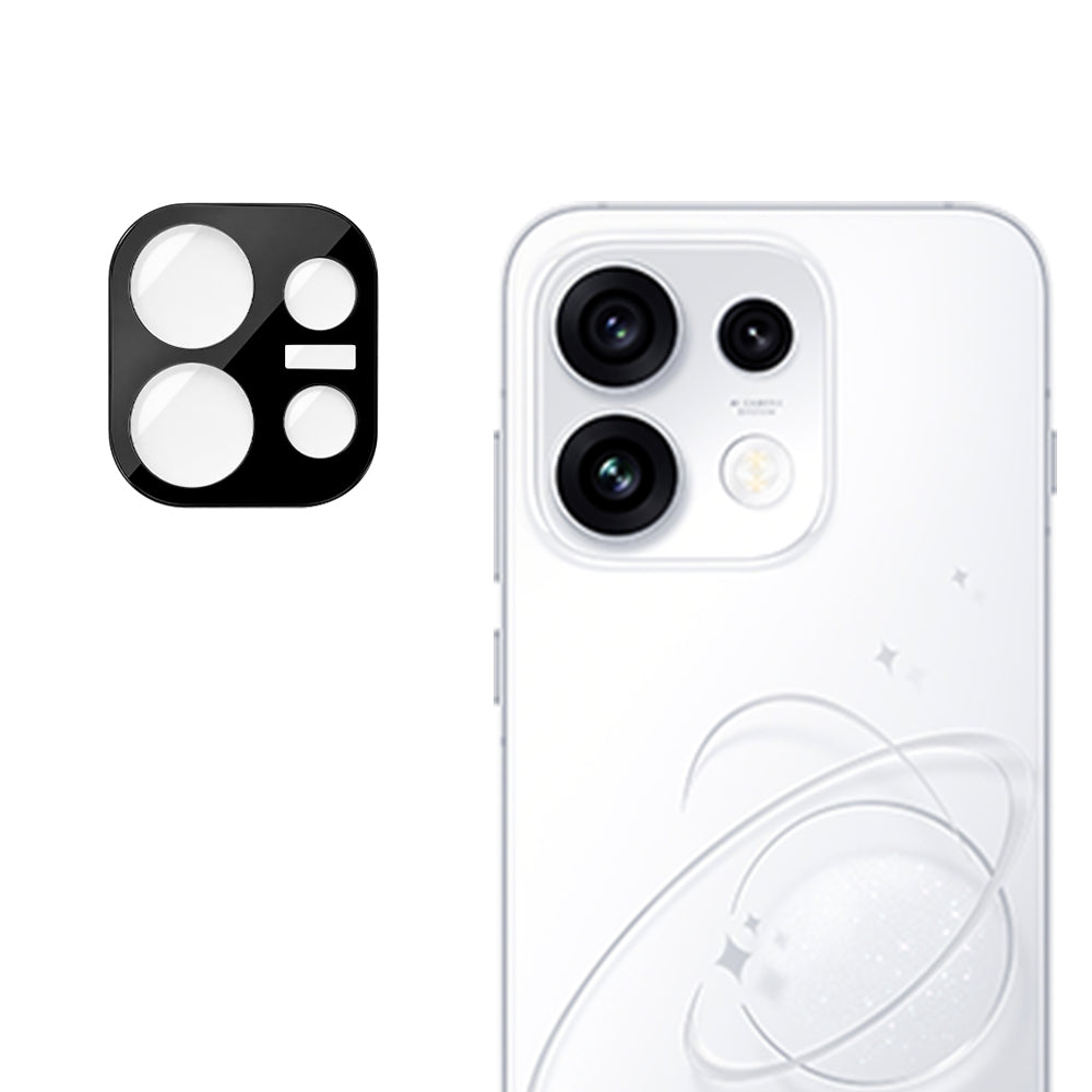 Protector de cámara trasera Techsuit para Oppo Reno16 Pro, vidrio templado, negro