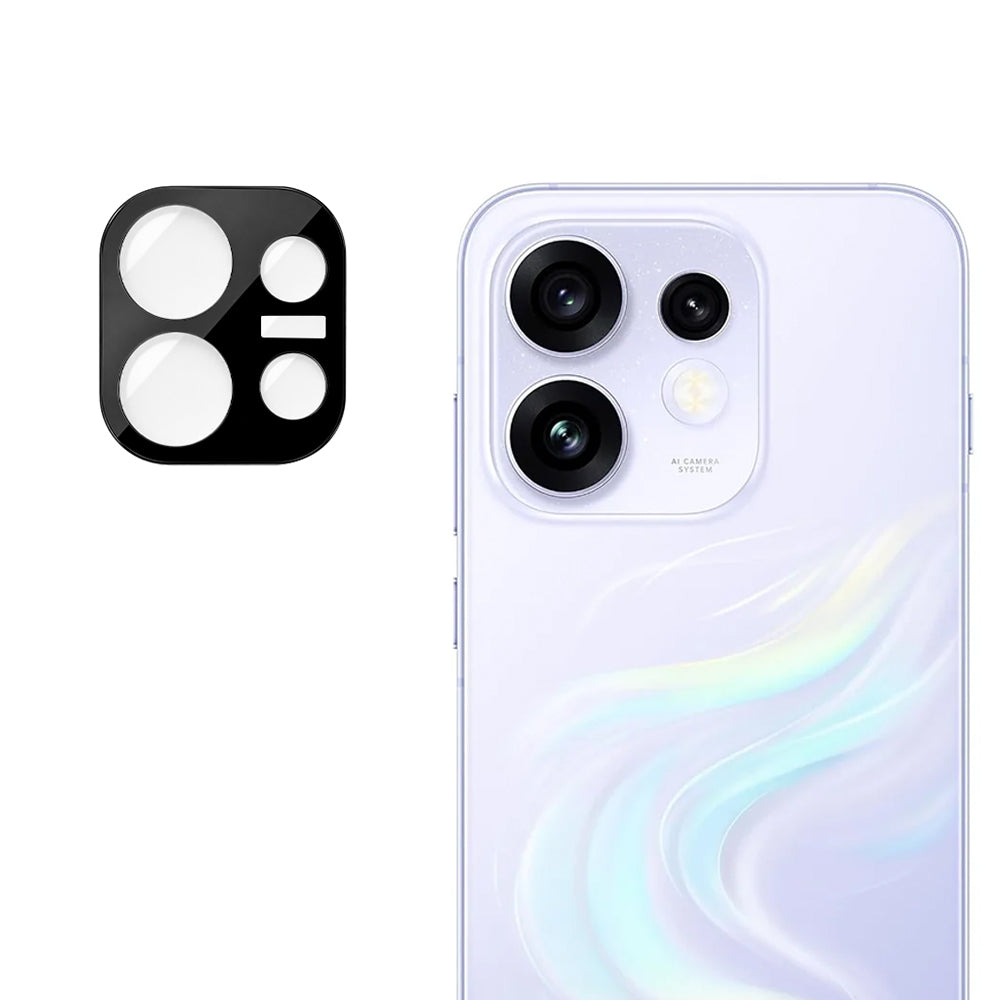 Protector de cámara trasera Techsuit para Oppo Reno16, vidrio templado, negro