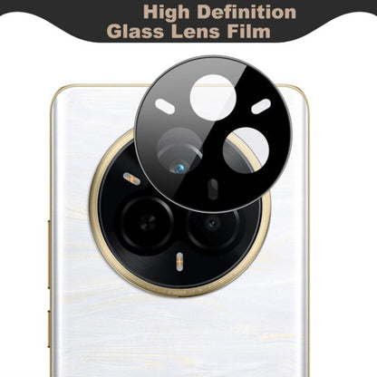 Protector de cámara trasera Techsuit para Realme 14 Pro, vidrio templado, negro