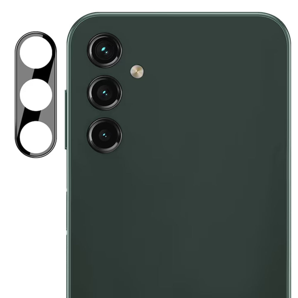 Protector de pantalla para cámara trasera Techsuit para Samsung Galaxy A16 5G A166 / A16 4G A165, vidrio templado, negro