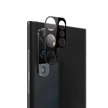 Protector de cámara trasera Techsuit para Samsung Galaxy S23 Ultra S918, vidrio templado, negro