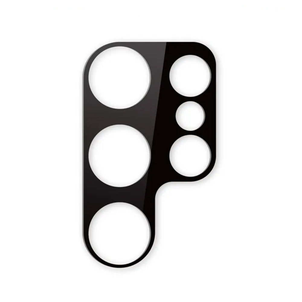 Protector de cámara trasera Techsuit para Samsung Galaxy S23 Ultra S918, vidrio templado, negro