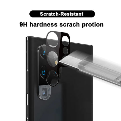 Protector de cámara trasera Techsuit para Samsung Galaxy S23 Ultra S918, vidrio templado, negro