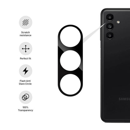 Protector de cámara trasera Techsuit para Samsung Galaxy S24+ S926, vidrio templado, negro