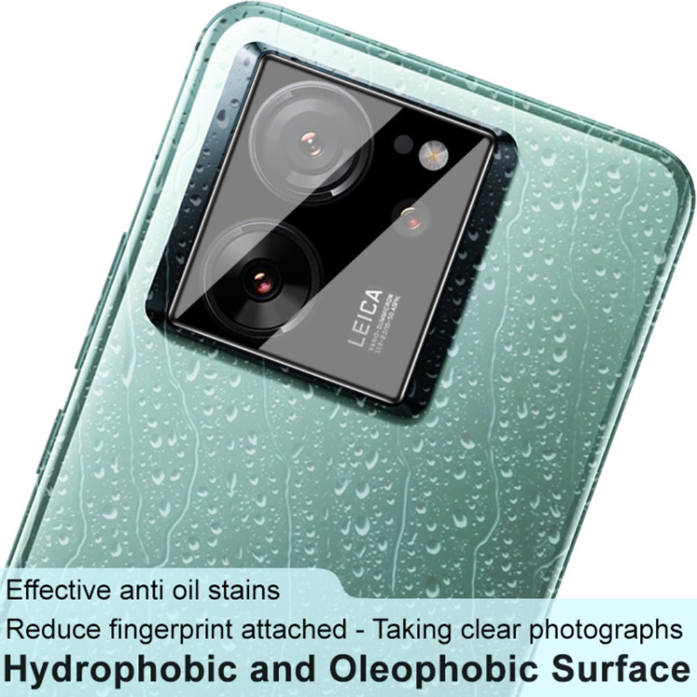 Protector de cámara trasera Techsuit para Xiaomi 13T Pro / 13T, vidrio templado, negro