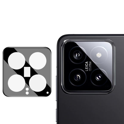 Techsuit Rear Camera Protective Film for Xiaomi 14, Tempered Glass, Black