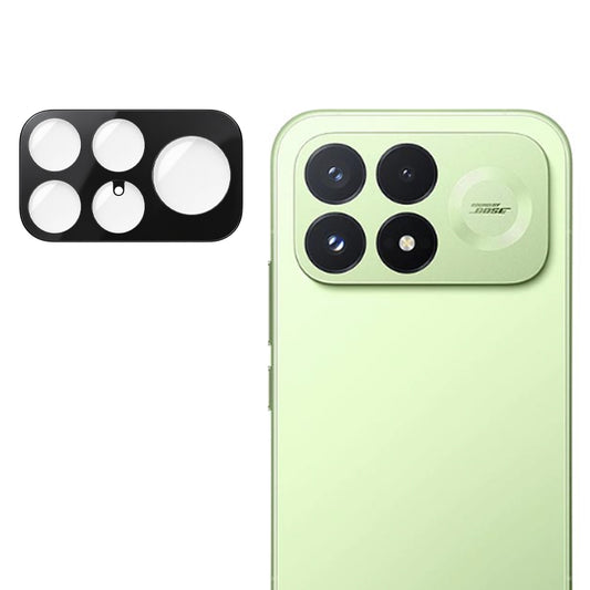 Protector de cámara trasera Techsuit para Xiaomi Poco F9 Pro, vidrio templado, negro