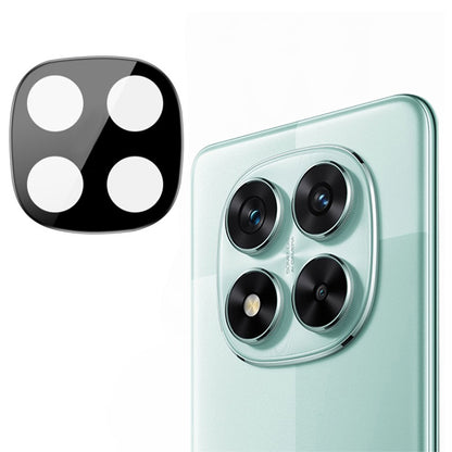 Protector de pantalla para cámara trasera Techsuit para Xiaomi Poco X7 / Redmi Note 14 Pro 5G, vidrio templado, negro