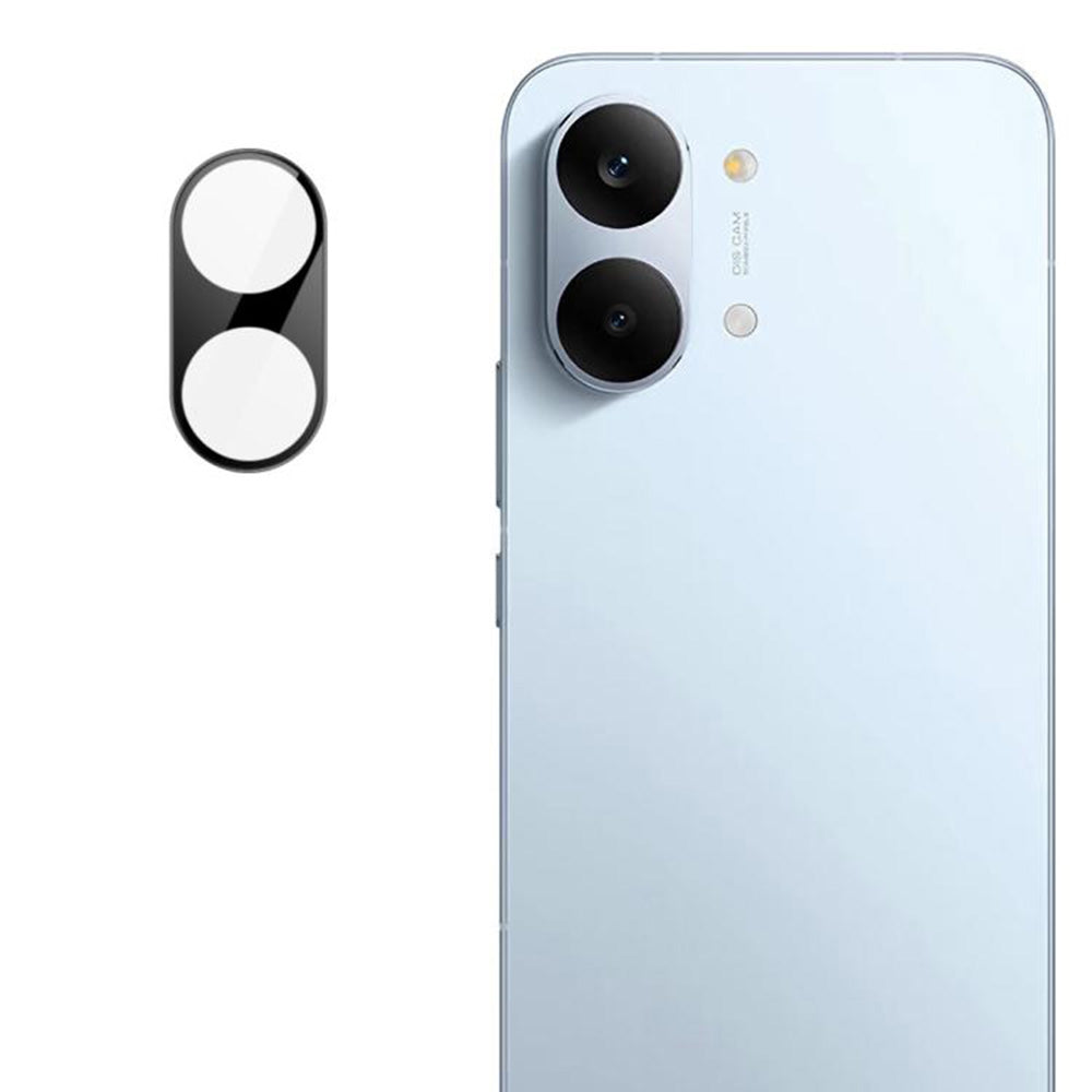 Protector de cámara trasera Techsuit para Xiaomi Poco X8 Pro Max, Cristal Templado, Negro